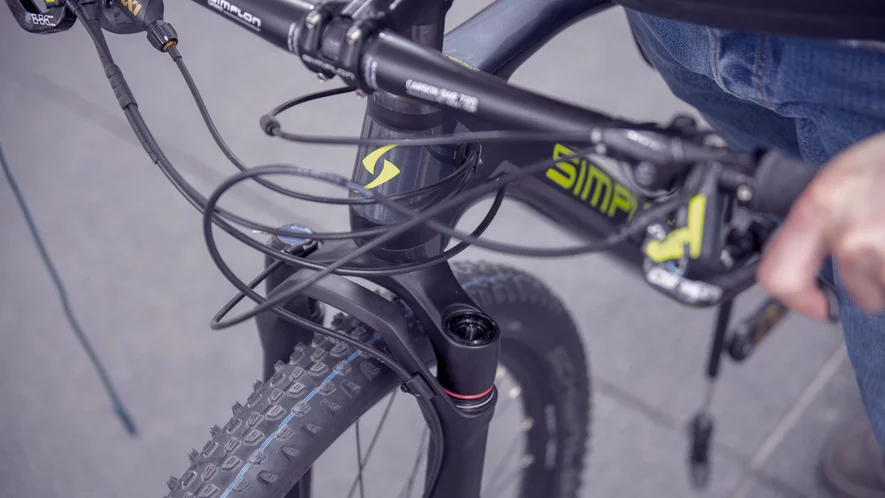 setting mountain bike suspension